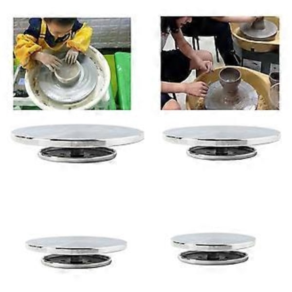 DIY Keramiikka Savi Keramiikkapyörä Pyörivä Levy Pyöreä Keramiikkapyörä Saviveistos Trimmaus Spinner DIY Savityökalu Kakku 15 15