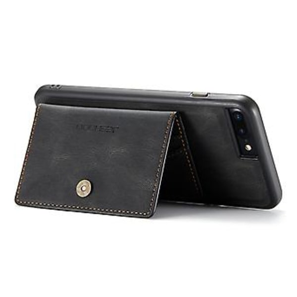 Magneettinen irrotettava suojakotelo iPhone 8 Plus & 7 Plus -puhelimille Black
