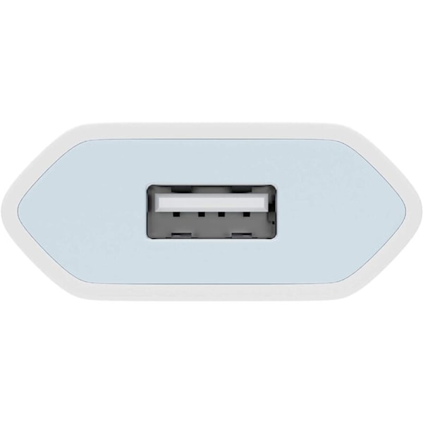 Universell 3-portars USB-väggladdare (5V 3A max) Universell USB-adapter för Apple iOS, Android, Windows bärbara enheter etc Vit