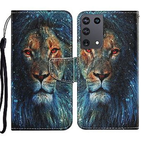 Färgat ritfodral för Samsung Galaxy S21 Ultra 5G