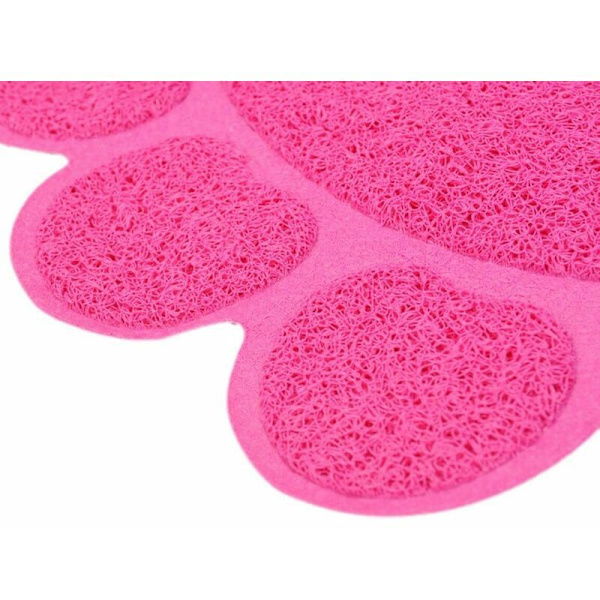 30*40cm Rosa Pote Form Katte- og Hundeunderlag Kuldkasse Dæksel Skridsikker Foo