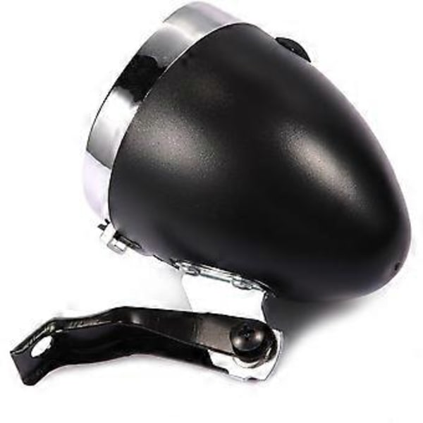 Cykellykta fram - Retrostil - 3LED-lampa - Batteridriven - 2 lägen - Fäste ingår