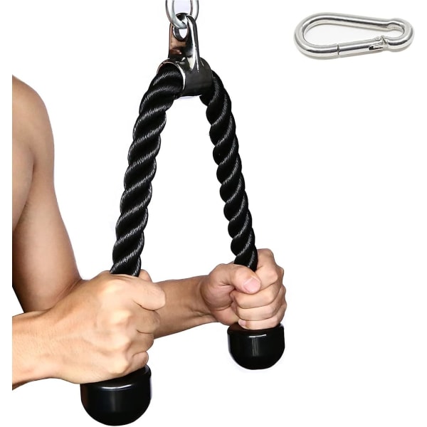Triceps tau 27 & 35 tommer 2 farger Fitness Attachment Cable Mach
