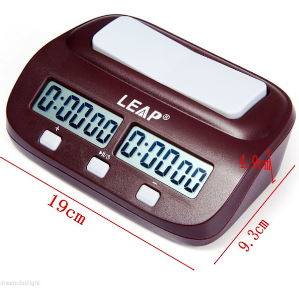 Multifunktionell display digital schacktimer klocka schackspel elektr
