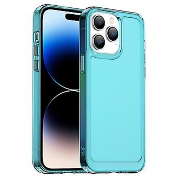 TPU-telefonfodral för iPhone 14 Pro Transparent Blue