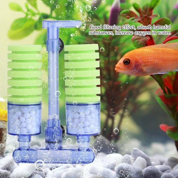 Akvaariopumput ja -suodattimet, akvaarion suodatinilmapumppu happipumppu sieni 13cmX29.8cm