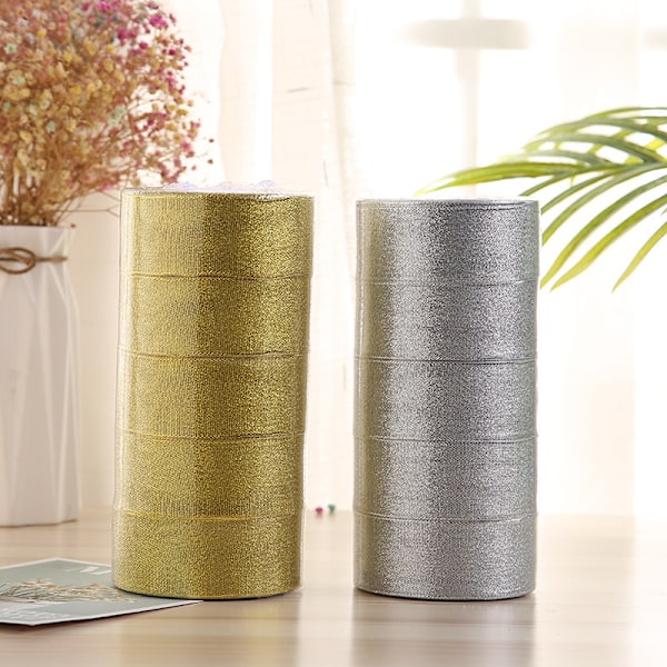 2 st Presentband, Används för Presentförpackning, Hantverk, Scrapbooking