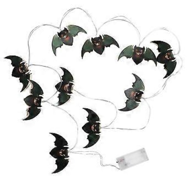 1 sæt Halloween LED Lysende Rekvisitter Modellering DIY Batteriboks Lampestreng Have