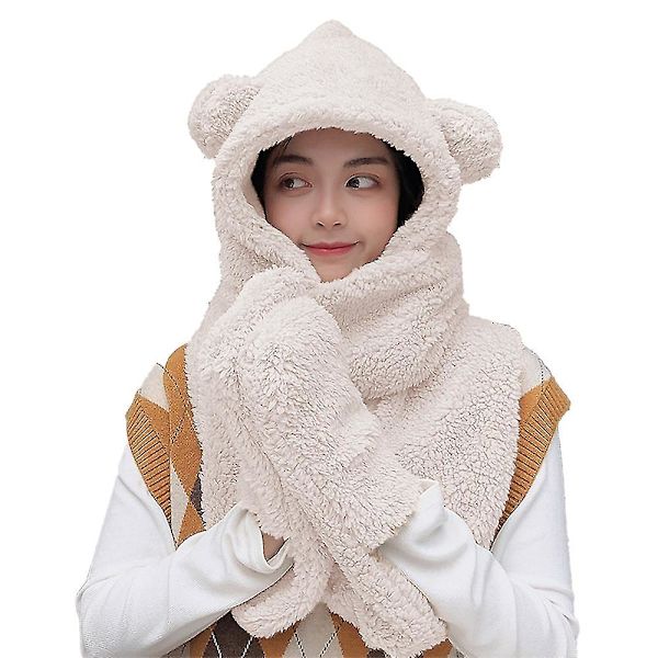 Flickor Vinter Varm Tecknad Plyschmössa För Flickor.. 4