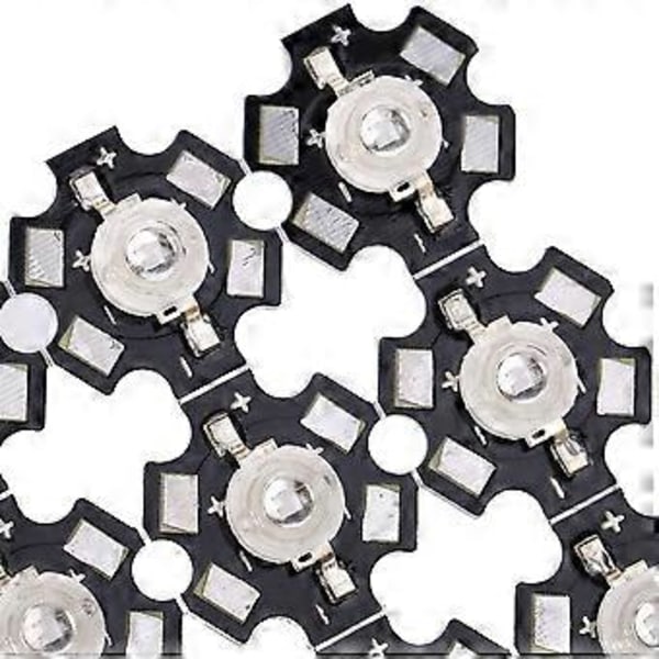 3W High Power LED Lampe Perler Emitter Diode Chips til DIY Belysningsarmaturer Blå