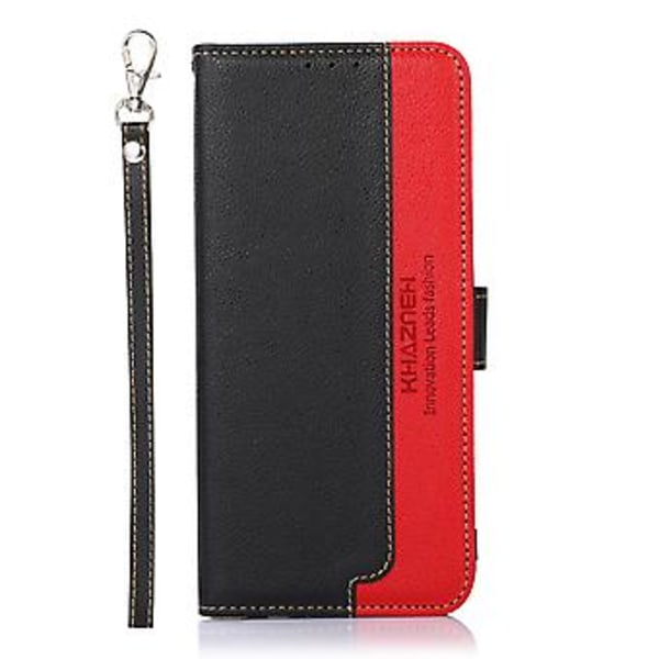 Litchi Textur RFID PU-fodral för OnePlus Ace / 10R Black