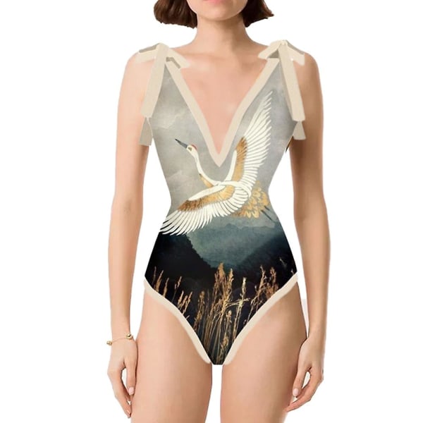 Dame Badetøj Todelt Vintage Bikini Control Longuette Badetøj