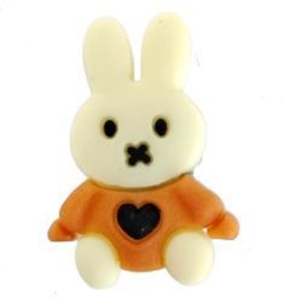 8 st Miffy skosmycken för Clog, skoprylar för Croc-smycken