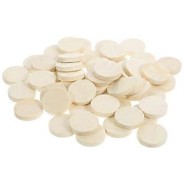 50 stk. Trebase Figurer Displayholder Actionfigur Displaybase DIY Materiale (3.50X3.50X0.40CM)