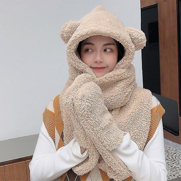 Jenter Vinter Varm Tegneserie Plysj Lue For Jenter.. 2