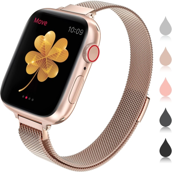 Apple Watch-rem 38mm 40mm 41mm, rustfritt stål