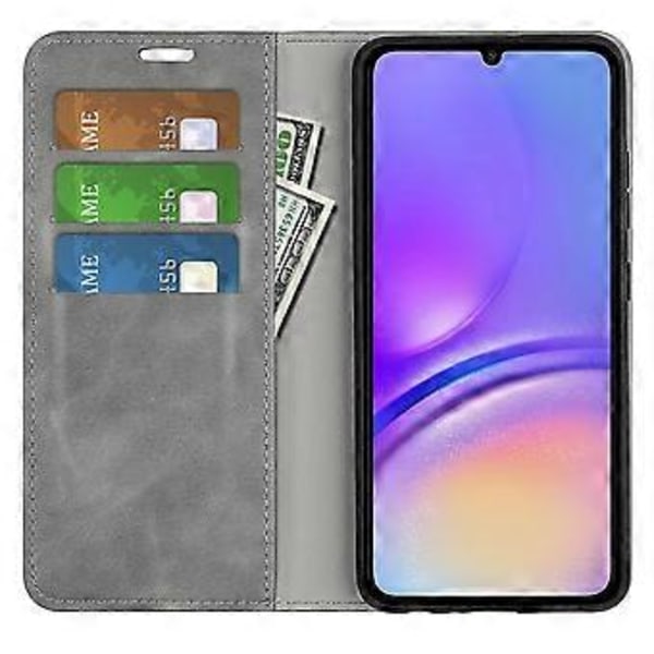 Til Samsung Galaxy A06 Etui Skin-Touch Læder Wallet Telefon Cover Style E