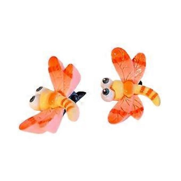 Söpö Perhoskuvioinen Hiusklipsi Setti Ihastuttavat Hiusklipsit Leppäkerttu Hiusneulat Barrettes Tyttöjen Hiusneulat 2000-luvun Trendi dragonfly dragonfly