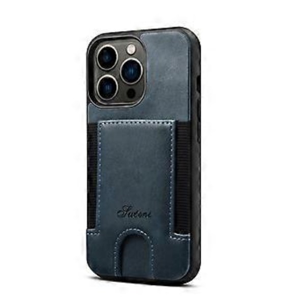 Slankt kortetui designet til iPhone11Pro - Wallet Case med kortholder - Beskyttende/Ridsesikker - Kompatibel med Apple iPhone