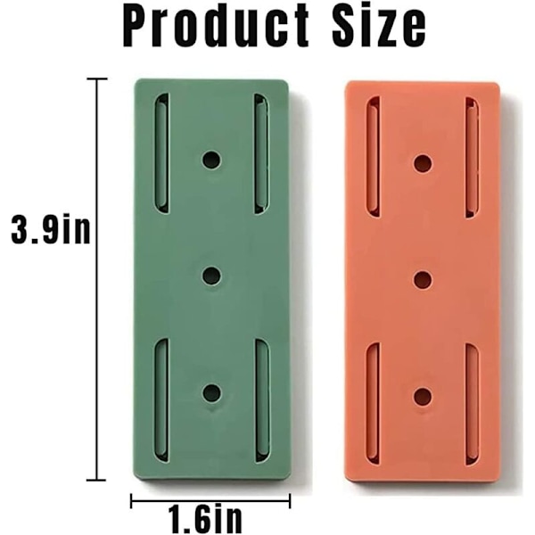 4 st självhäftande skrivbordsuttag FixerPower Strip Holder Fixator