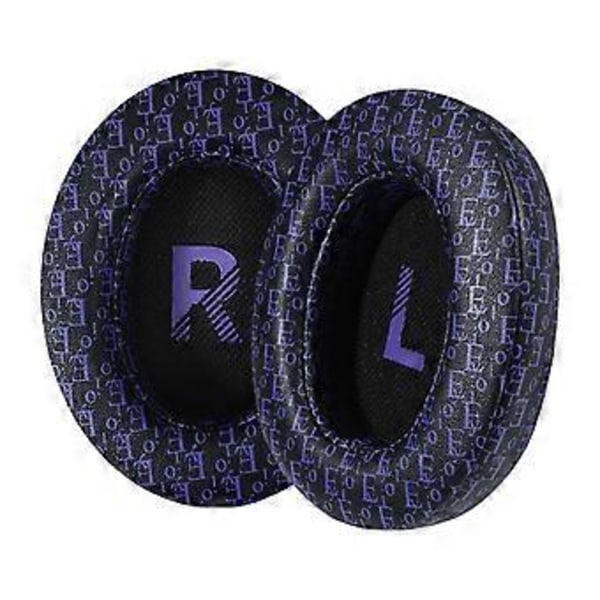 Anpassade öronkuddar för Crusher3.0 hörlurar, Memory Foam öronkuddar för ljudisolering och bekväm lyssning Black and purple pri