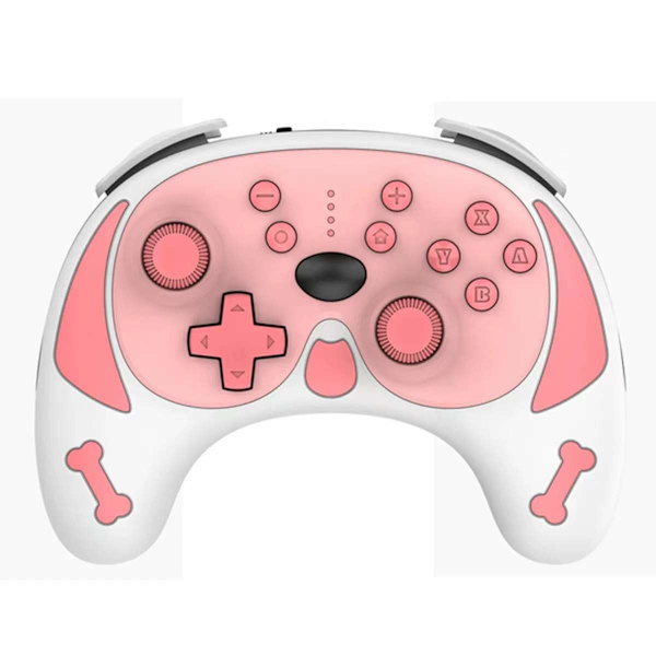 Vaaleanpunainen langaton ohjain yhteensopiva Nintendo Switchin/Switchin kanssa