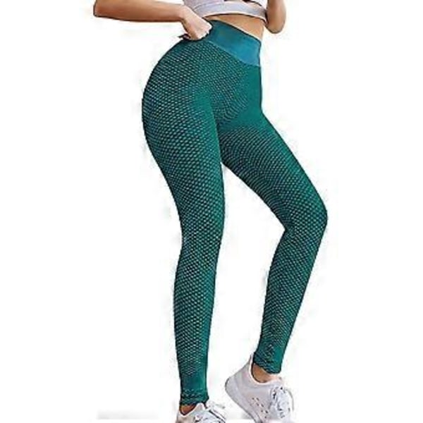 Naisten Bubble Hip Butt Lifting Anti Cellulite Leggingsit Korkeavyötäröiset Treenileggingsit Vatsan Kontrolli Joogahousut (style694)