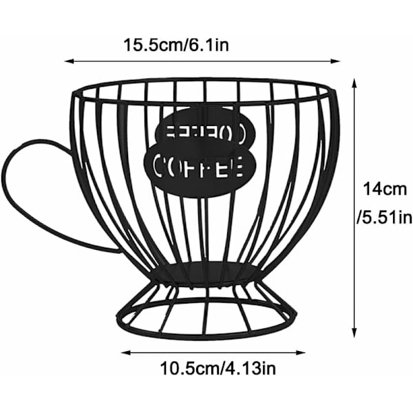 Kaffepodshållare, Kaffekrämhållare, Kaffearrangör, Flera