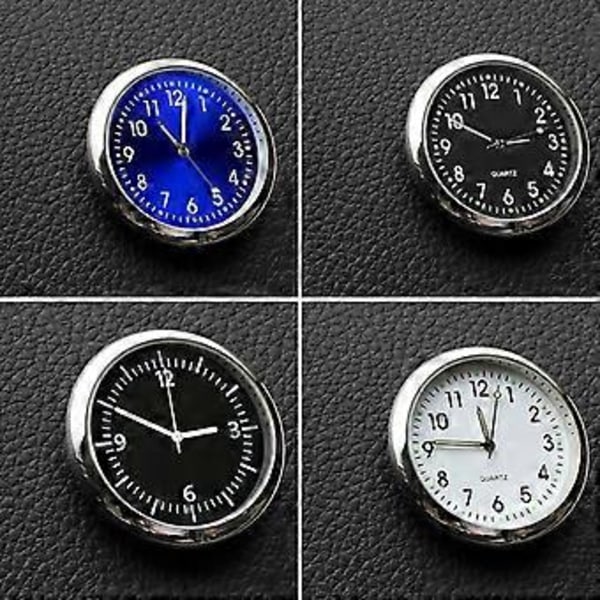 1 Mini Bil Instrumentbräda Klocka Självhäftande Klocka Tillbehör För Lastbil Båt Fordon