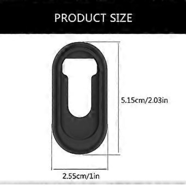 Mjukt Silikonskydd Flexibelt Silikonskal Förbättrar Skyddet Silikonskyddsfodral för Band 9 9NFC Svart Black