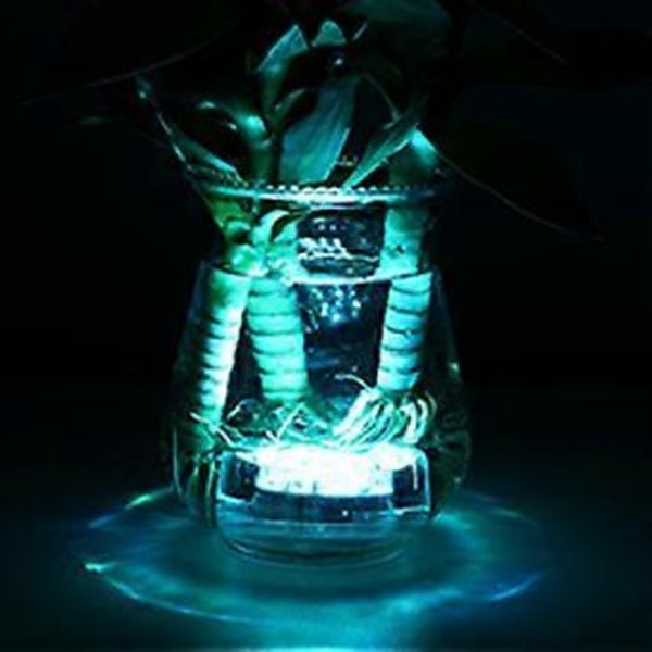 Lumires LED Undervattenslampor 2-pack 13-LED Lampa LED Undervattens 16 RGB Färger Undervattens LED IP68 Vattentät LED-lampor med Fjärrkontroll Dekoration för