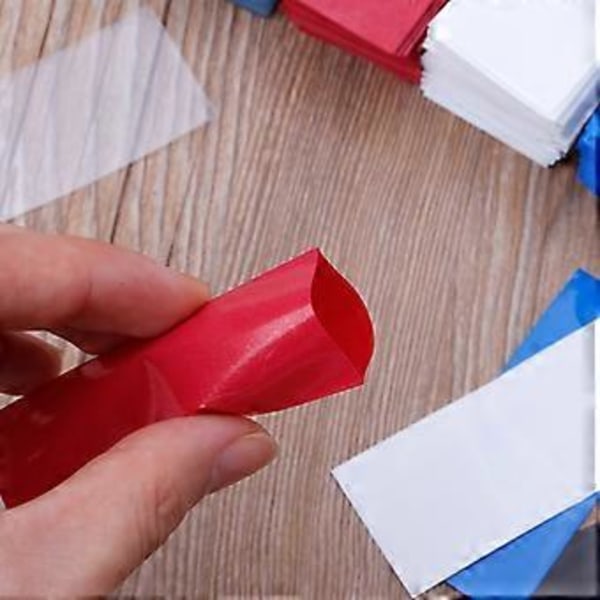 100 st PVC Krympfolie Batterikrympfilm 18650 Litiumbatteri Krympslang Rör Sorterat Kit Blå Blue