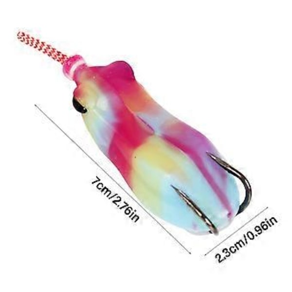 5 kpl Trout Swimbait Topwater Sammakko Vieheet Setti Sammakko Vaappu Vieheet Kalastusvieheet Simuloidut Pehmeät Sammakko Syötit Koukulla