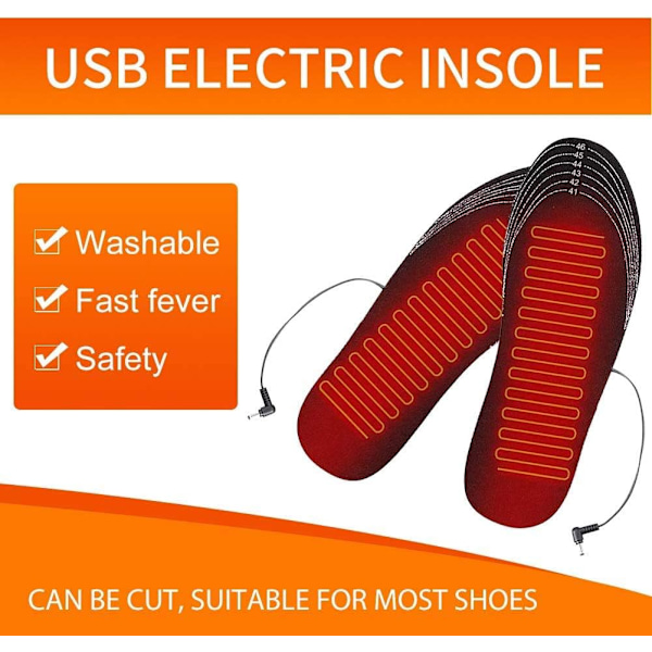 Uppvärmd sula, termisk sula, USB-uppvärmda sulor, fotvärmare,
