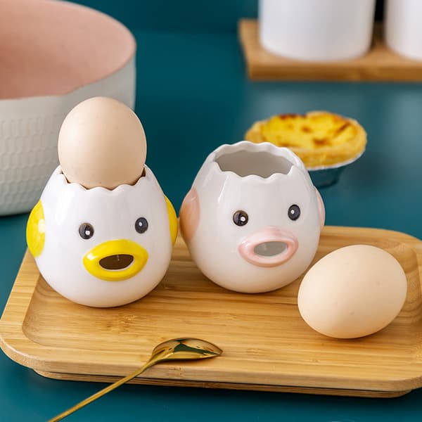 Keramisk eggehvite-separator - Gul