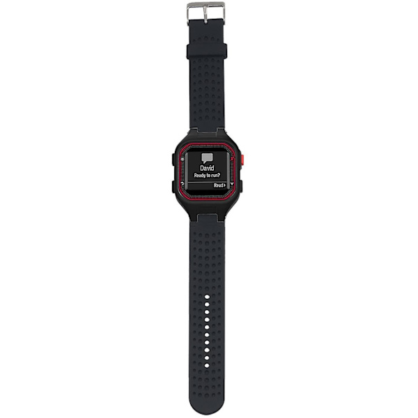 Ersättningsarmband för Forerunner 25 Klockarmband Kompatibelt med Garmin Forerunner 25 Smart Watch-large/man.