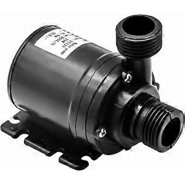 Upotettava pumppu, Mini DC 12 V harjaton upotettava vesipumppu paineenkorotuspumppu 800 l/h 5 m harjaton moottori suihkulähde-allas-aurinkokiertojärjestelmään