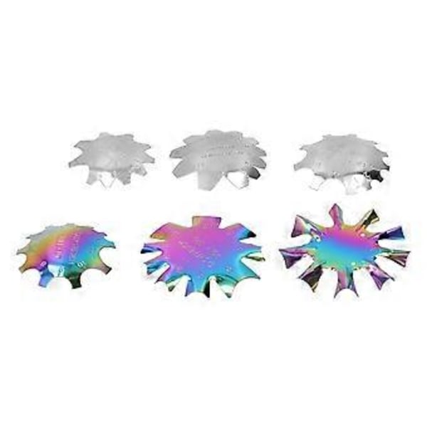 6 stk. Fransk Neglekunst Kanttrimmer til DIY Negledesign