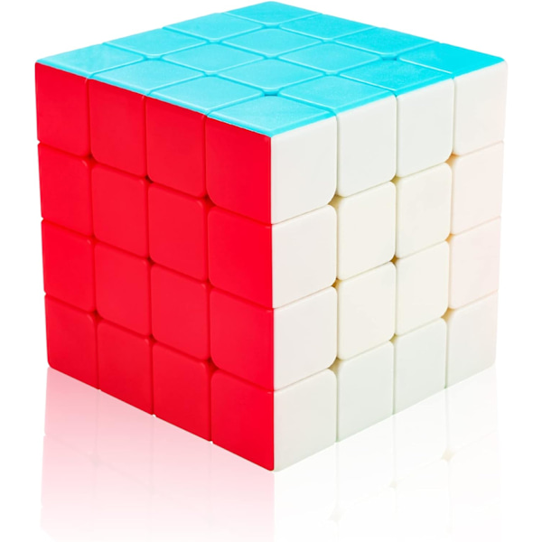 4x4 Speed ??Magic Cube, Stickerless 4x4x4 Magic Speed ??Cube Puzz