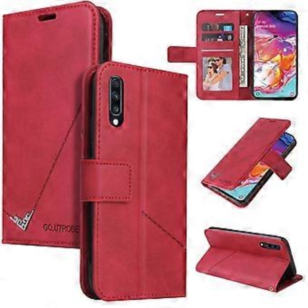 Läderfodral för Huawei P20 Pro Red