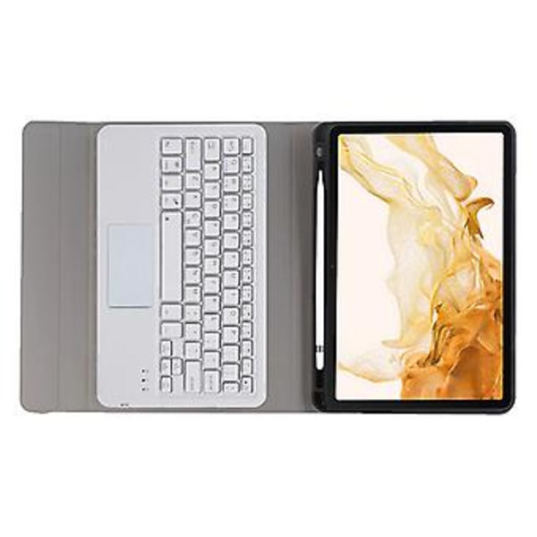 Tangentbord + Fodral För Samsung Galaxy Tab S8 11 tum SM-X700 Guld Gold
