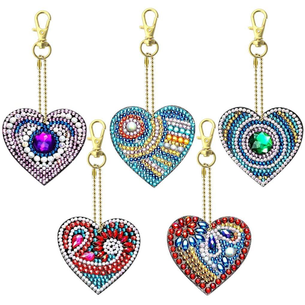 5D Diamant Fuld Tegning Nøglering Rhinestone Tegning Broderi Gør
