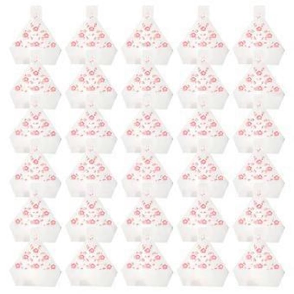 100 stk. Engangs Let Riv Emballagepose Risbolle Indpakningspapir Onigiri Indpakningspapir Risbolle Emballageposer