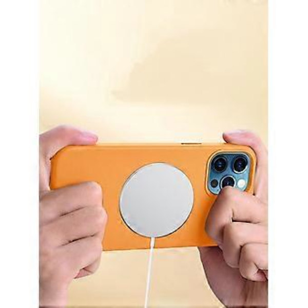 Magnetisk Læderetui til iPhone 14 Pro Max Etui Læder 6,7 tommer Slank og Tynd Design God Udseende Let at Holde
