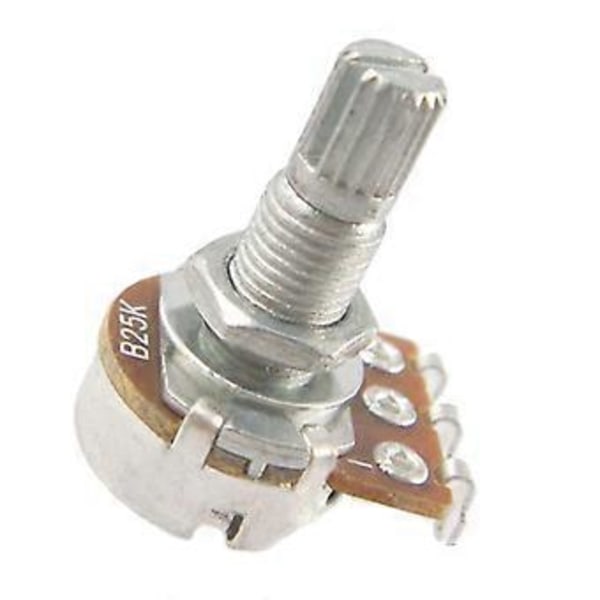 10 st B25K Audio Taper Push/Pull Pot Potentiometer för Gitarr/Bas Tillbehör()