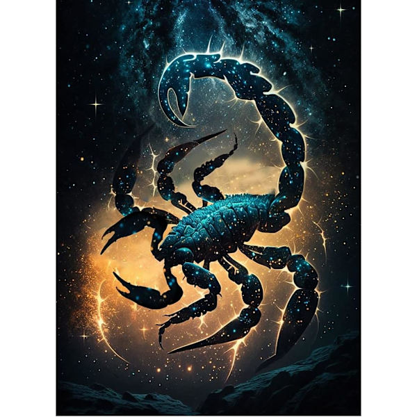 30x40cm 5D timanttimaalaus Scorpius-tähdistö DIY Full