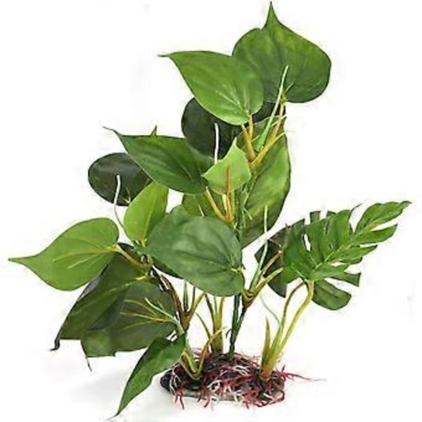 Kunstig akvarieplante med realistisk utseende, ornament for grønn akvariedekorasjon