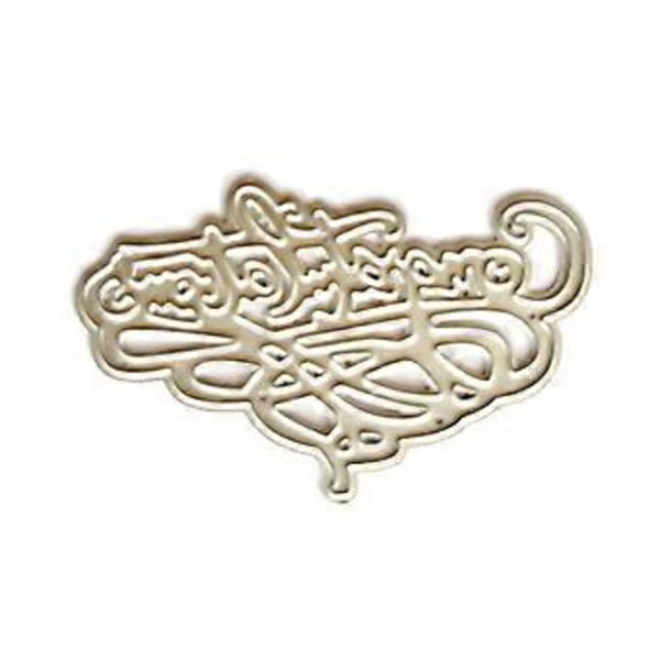 Tillykke med dimissionen Metal Skærestencils til DIY Scrapbooking Dekorativ Prægning Papirkort Skabelon QB3387 Congratulatio