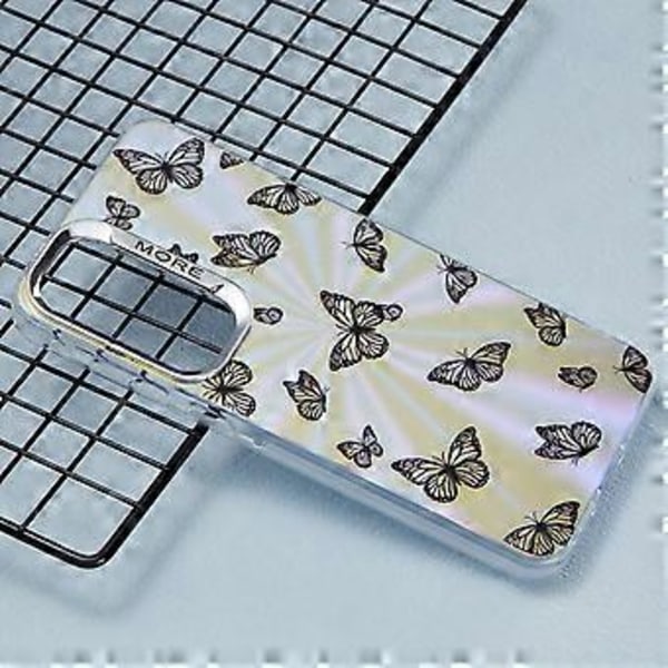 Samsung Galaxy S25+ -kotelo Laser TPU+PC Puhelinkuori Galvanoidulla Perhoskuviolla - AB5 AB5