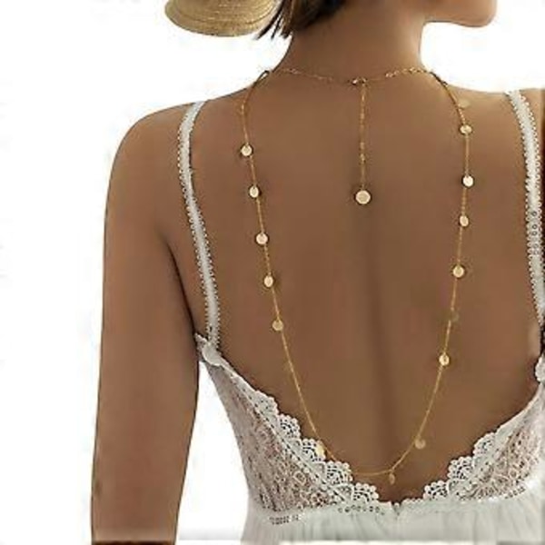 Enkel Pärl-BH Kroppskedja med Halsband Pärlor Metall Lång
